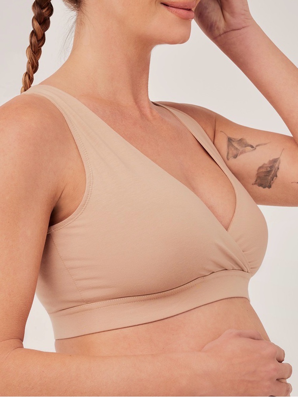 Pact-Nude Maternity Nursing Bralette - Soft Support - Picture 4 of 6